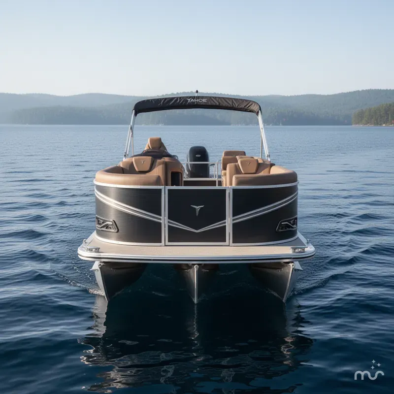 Slide: The Image of Tahoe LTZ CRB 2185 Cruise Rear Bench Pontoon $33995 2026 - 1