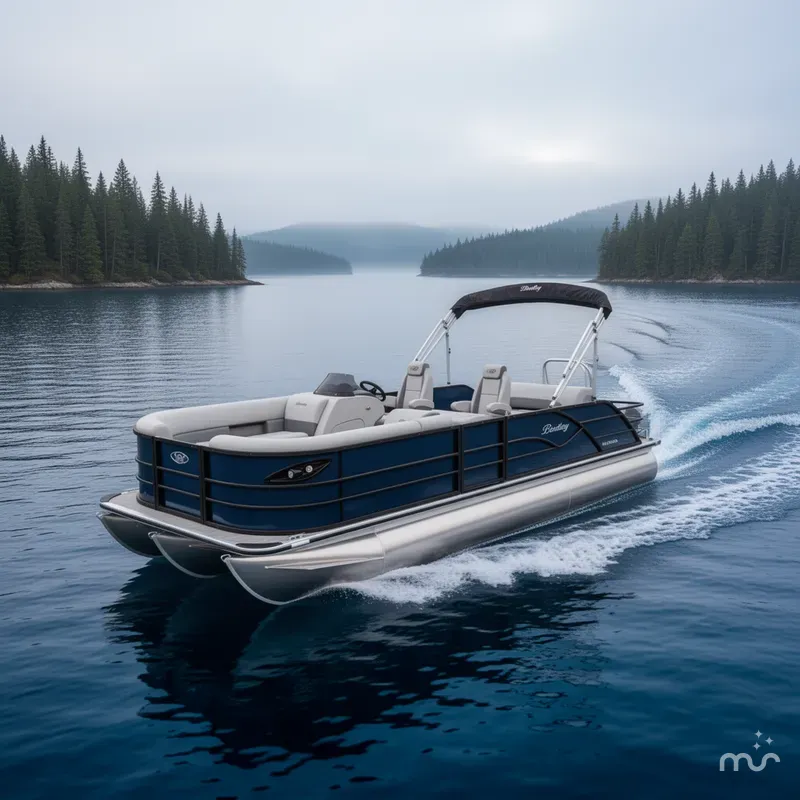 The Image of Bentley Pontoons Legacy 223 Swingback Tritoon & Honda 4-Stroke EFI 2026 - 0