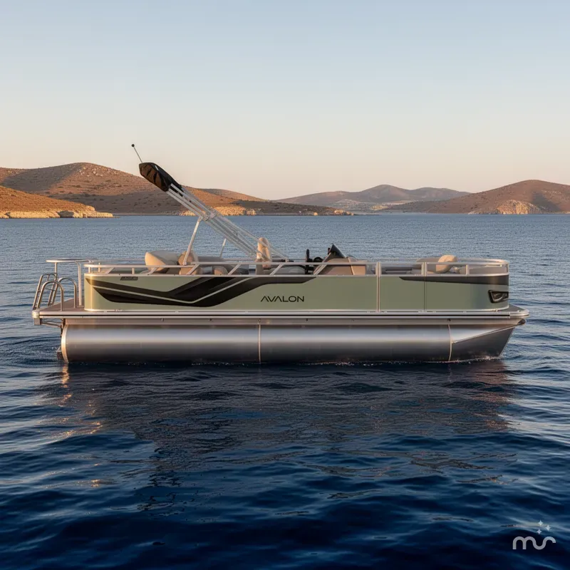 Slide: The Image of Avalon Venture 85 Rear Fish - 21' 2026 - 2