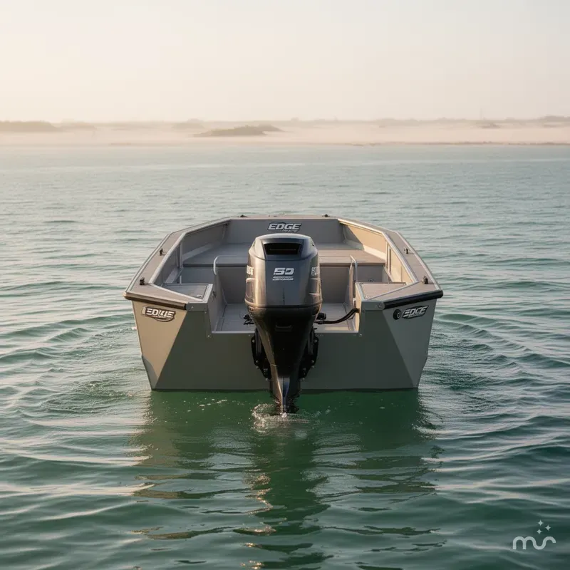Slide: The Image of Edge Duck Boats Sportsman Series 550DB MID DECK 2026 - 2