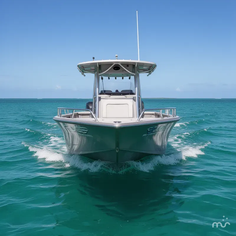 Slide: The Image of Edge Boats Sportsman Series 550DB MID DECK 2026 - 1