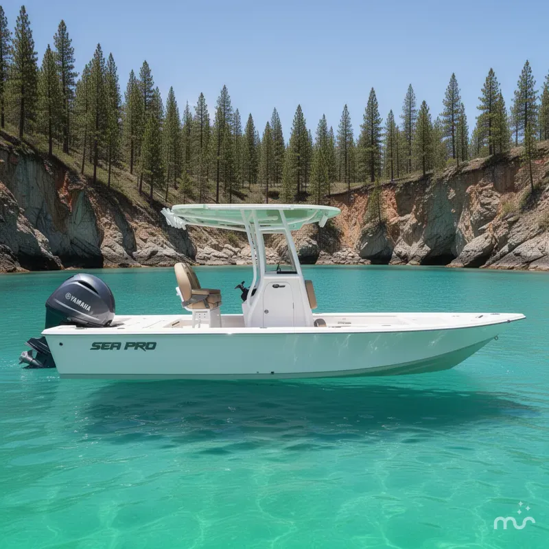 Slide: The Image of Sea Pro 230 Bay with YAMAHA 200 2026 - 2