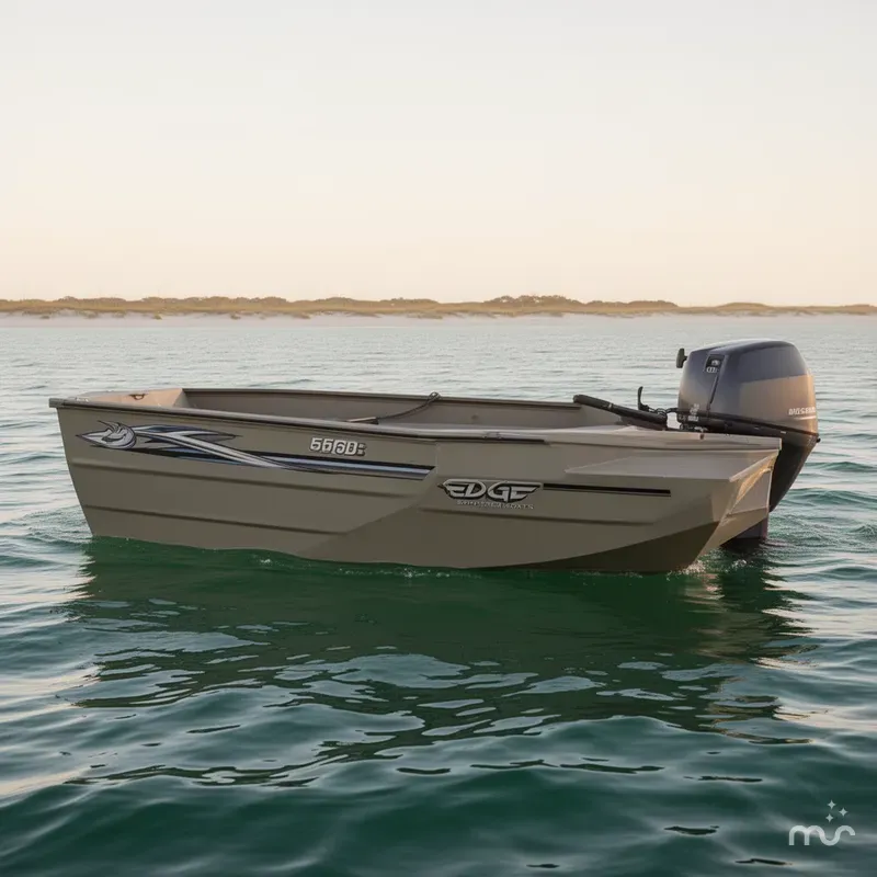 Slide: The Image of Edge Duck Boats Sportsman Series 553DB MID DECK 2026 - 1