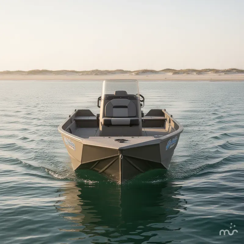 Slide: The Image of Edge Duck Boats Sportsman Series 553DB MID DECK 2026 - 2