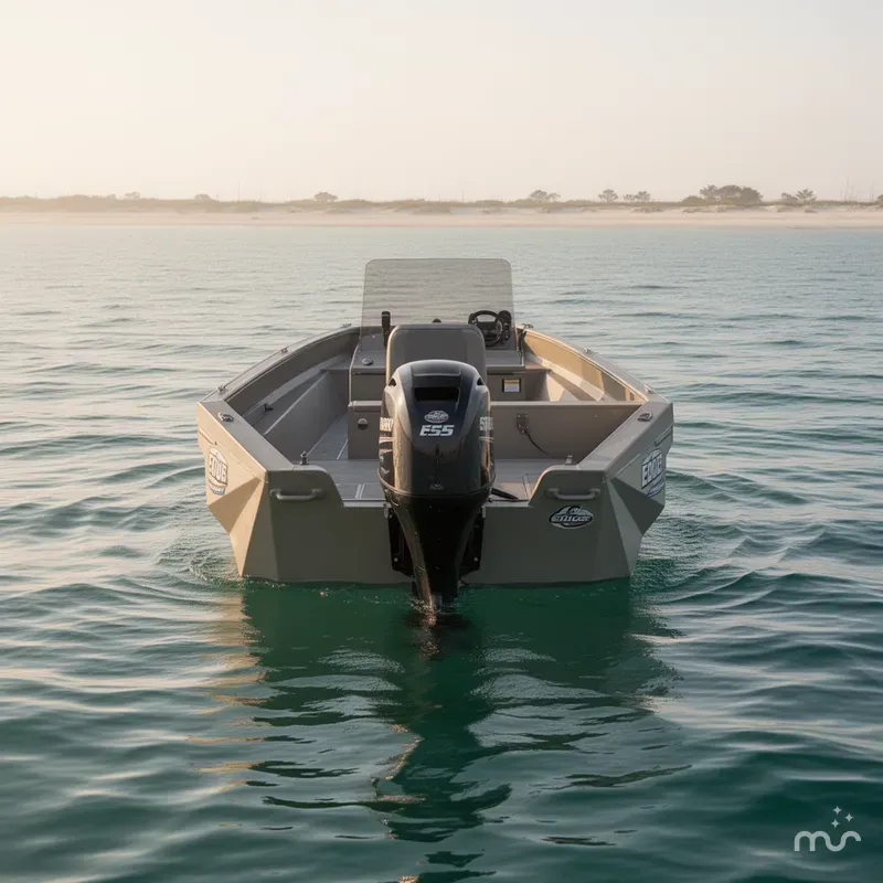 Slide: The Image of Edge Duck Boats Sportsman Series 550DB MID DECK 2026 - 2