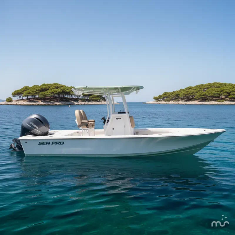 Slide: The Image of Sea Pro 230 Bay with YAMAHA 200 2026 - 2