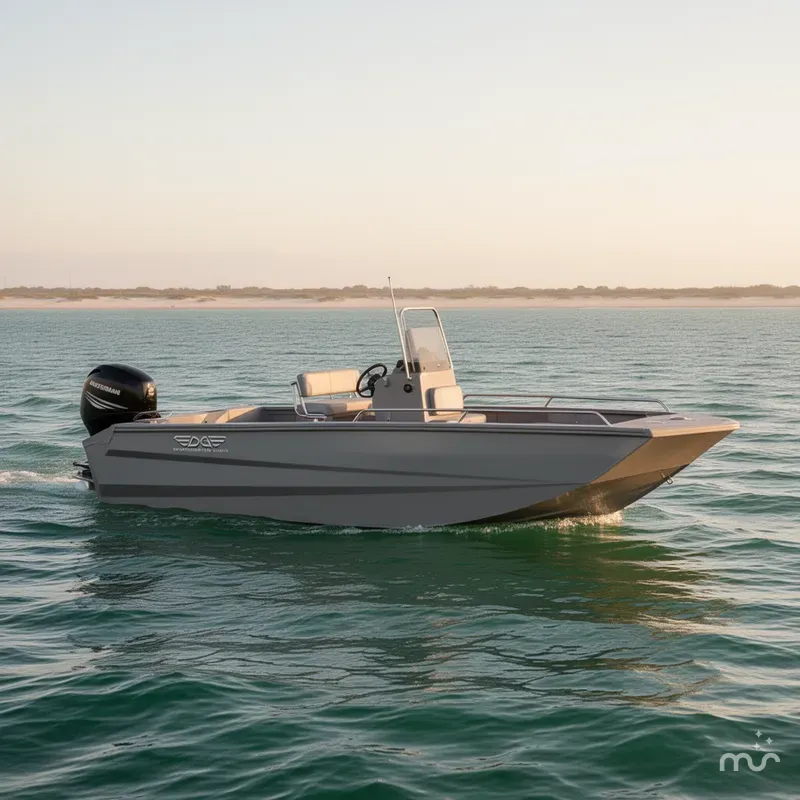 Slide: The Image of Edge Boats Sportsman Series 550DB MID DECK 2026 - 0