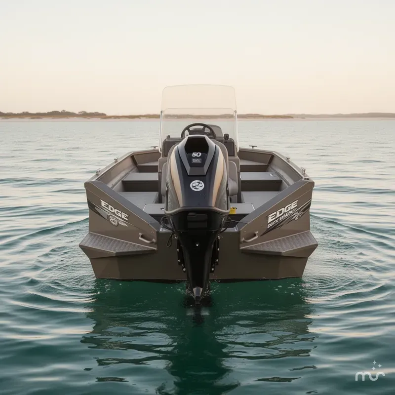 Slide: The Image of Edge Duck Boats Sportsman Series 656DB MID DECK 2026 - 2