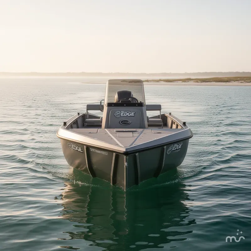 Slide: The Image of Edge Duck Boats Sportsman Series 550DB MID DECK 2026 - 0