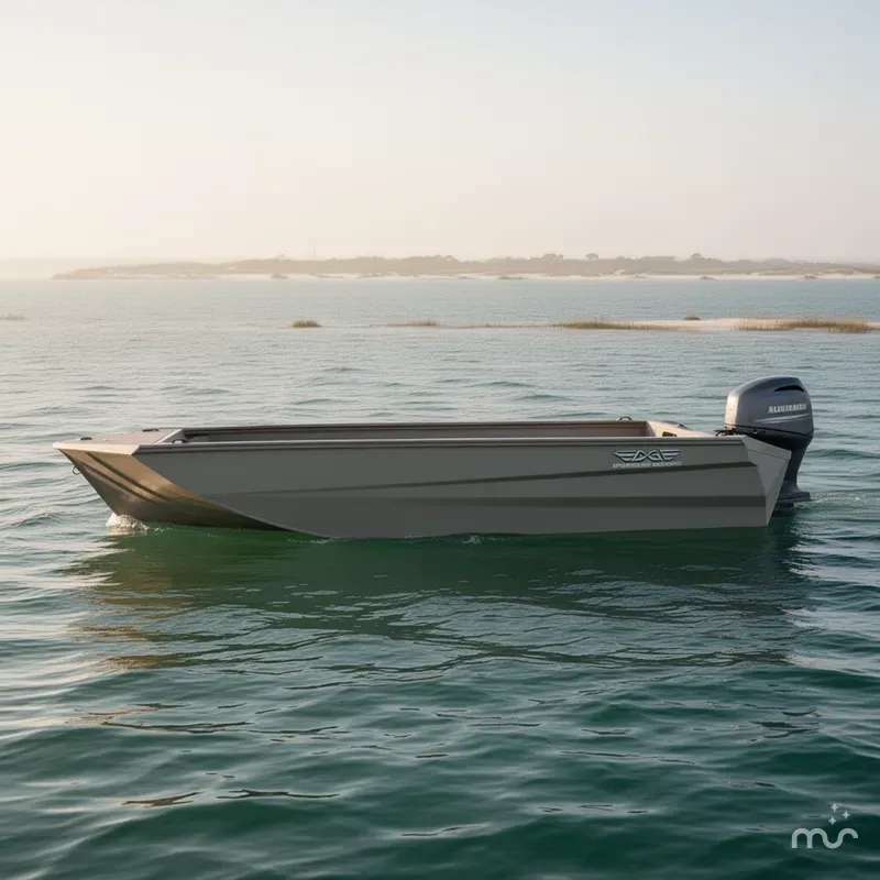 Slide: The Image of Edge Duck Boats Sportsman Series 550DB MID DECK 2026 - 1