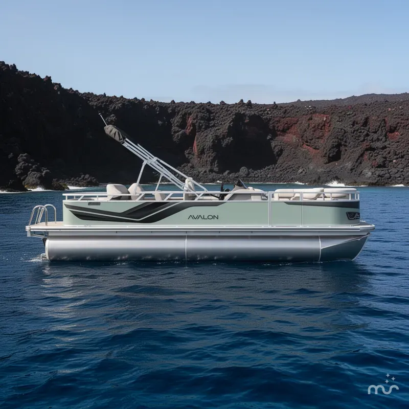 Slide: The Image of Avalon Venture 85 Rear Fish - 21' 2026 - 2