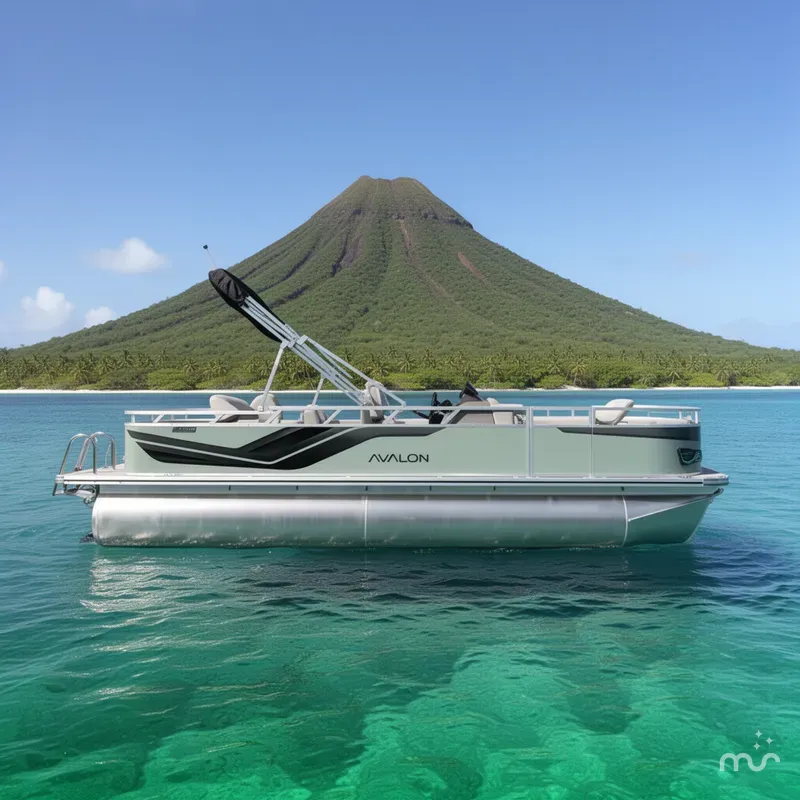 Slide: The Image of Avalon Venture 85 Rear Fish - 21' 2026 - 2
