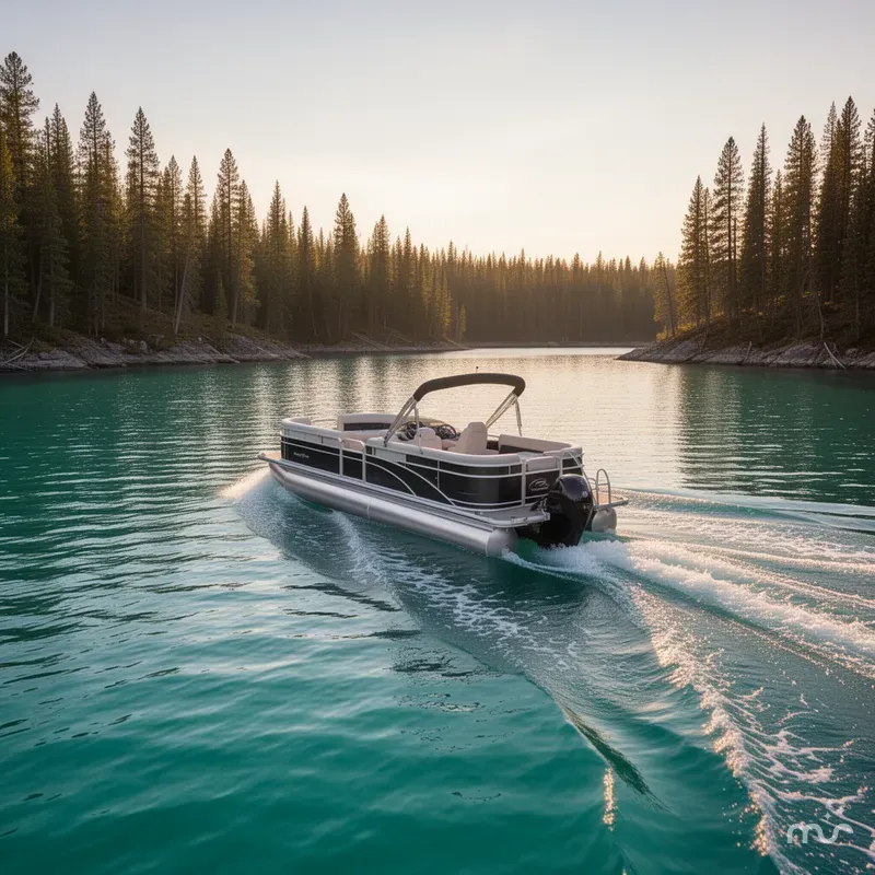 Slide: The Image of Bennington S-One Fish 22 SS Tritoon 2026 - 2