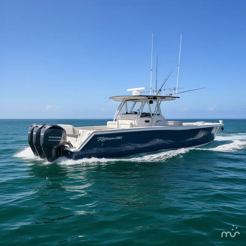 Slide: The Image of Fishing Raptor 390 Solarium 2023 - 0