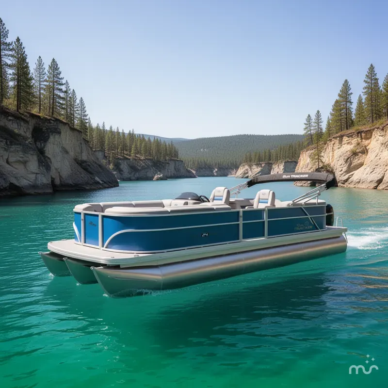 Slide: The Image of Sun Tracker Party Barge 24 XP3 2026 - 4