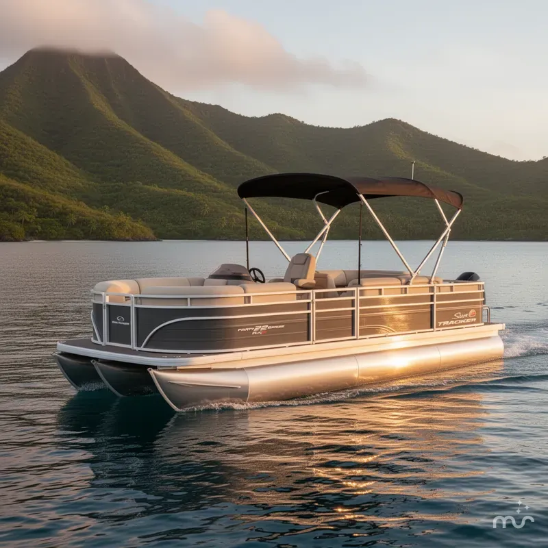 Slide: The Image of Sun Tracker Party Barge 22 RF XP3 2025 - 4