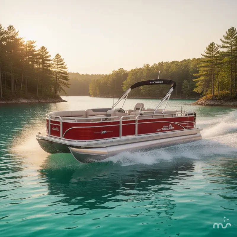 Slide: The Image of Sun Tracker Fishin' Barge 22 DLX 2026 - 4