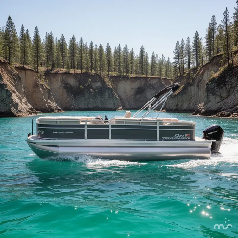 Slide: The Image of Sun Tracker Party Barge 22 RF XP3 2025 - 4