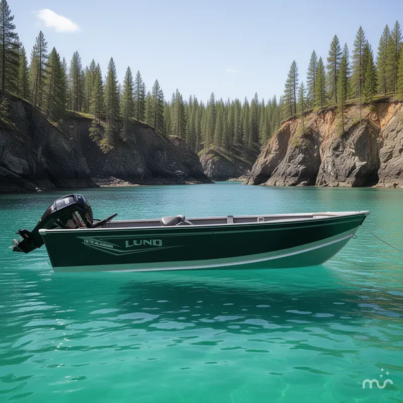 Slide: The Image of Lund 1675 Alaskan Tiller 2026 - 2