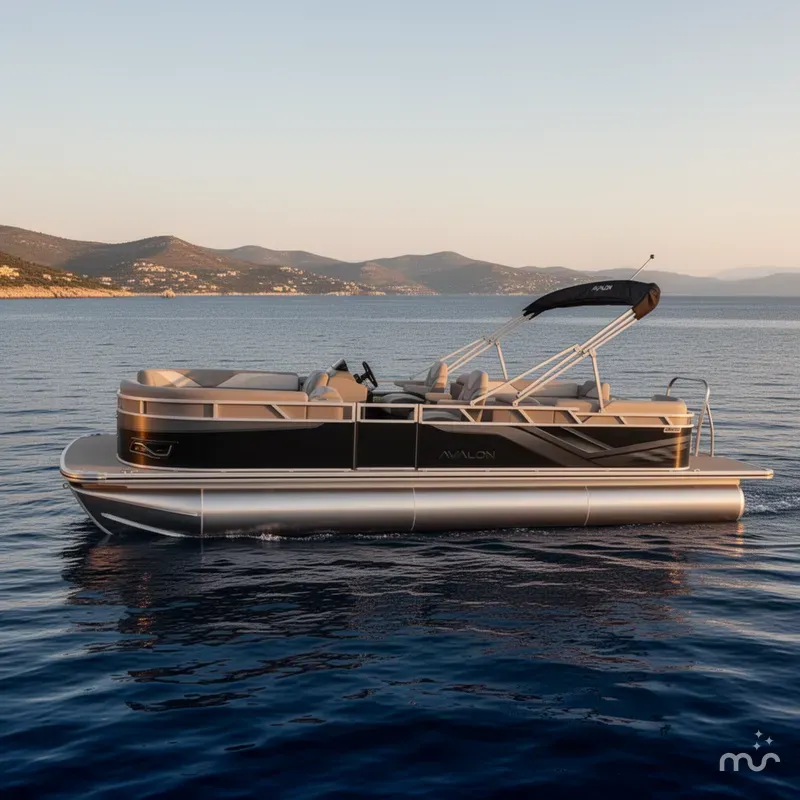 Slide: The Image of Avalon Venture 2385 QL Tritoon 2026 - 2