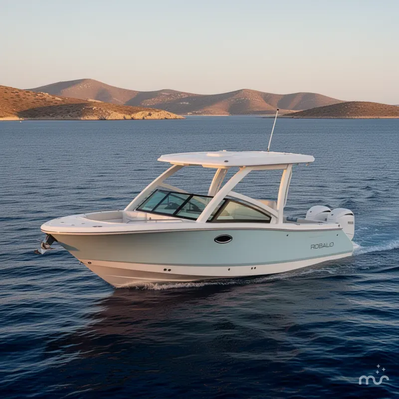 Slide: The Image of Robalo R257 Dual Console 2026 - 2