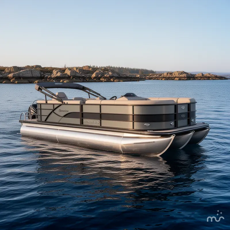 Slide: The Image of Bentley Pontoons Legacy 223 Navigator 2026 - 2