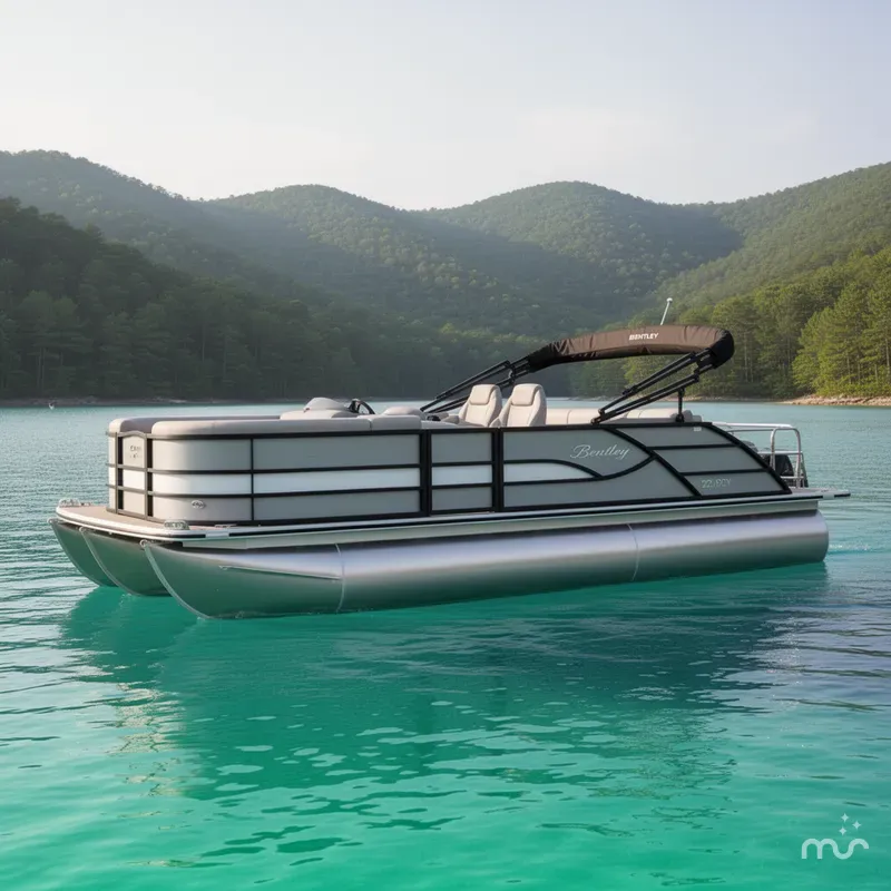 Slide: The Image of Bentley Pontoons Legacy 220 Swingback 2026 - 2