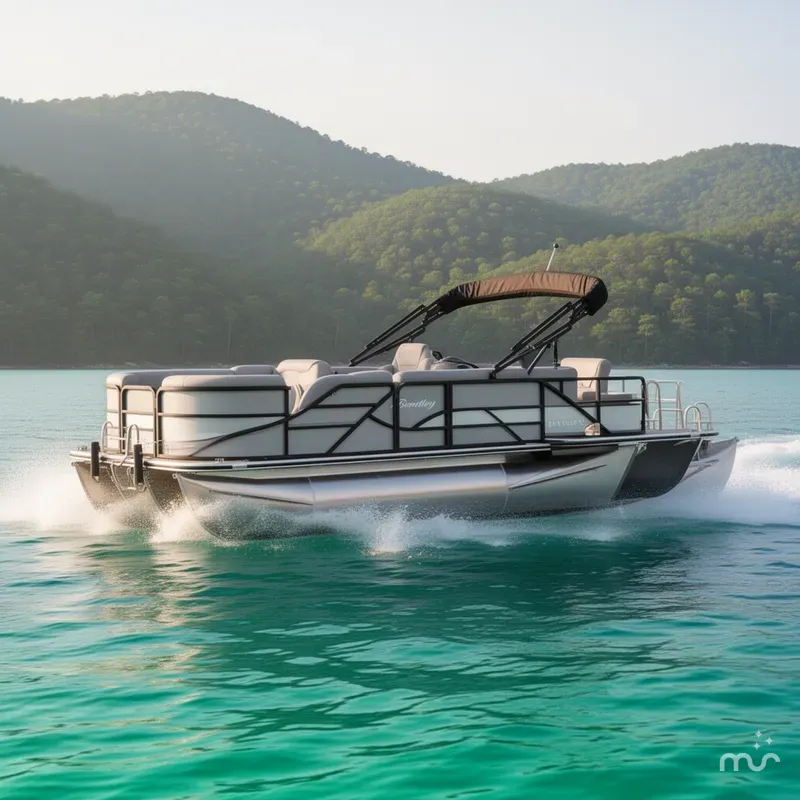 Slide: The Image of Bentley Pontoons Legacy 220 Swingback 2026 - 4