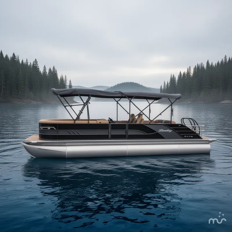 Slide: The Image of Bentley Pontoons Elite 253 Swingback 2026 - 2