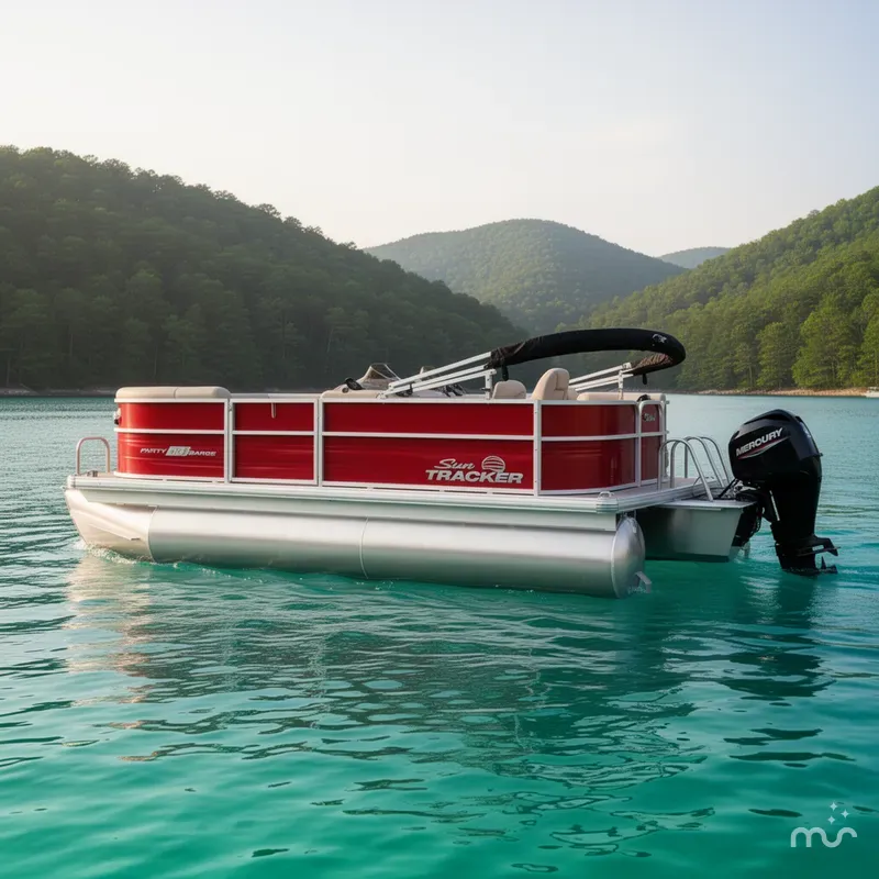 The Image of Sun Tracker Party Barge 16 DLX 2026 - 0