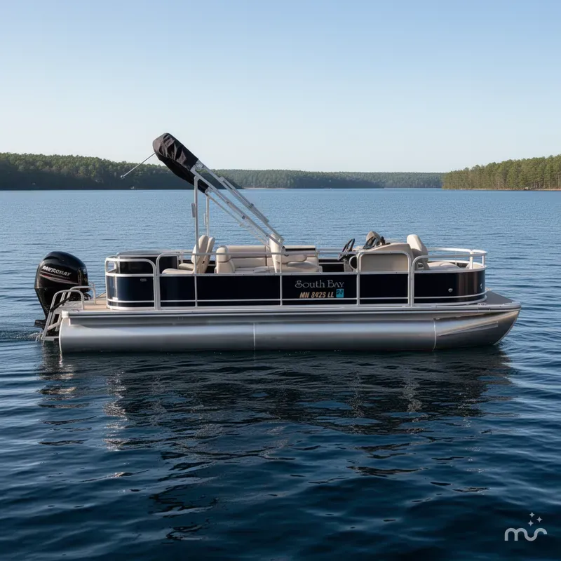 Slide: The Image of South Bay S20 Quad Fish Pontoon 2015 - 0
