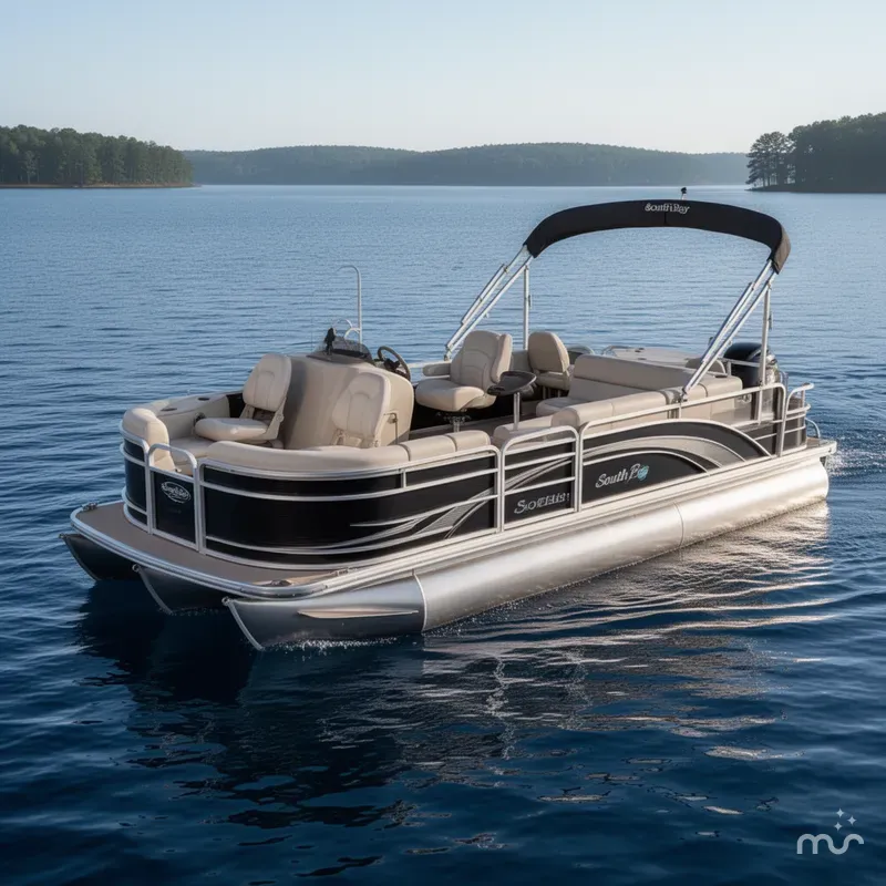 Slide: The Image of South Bay S20 Quad Fish Pontoon 2015 - 1