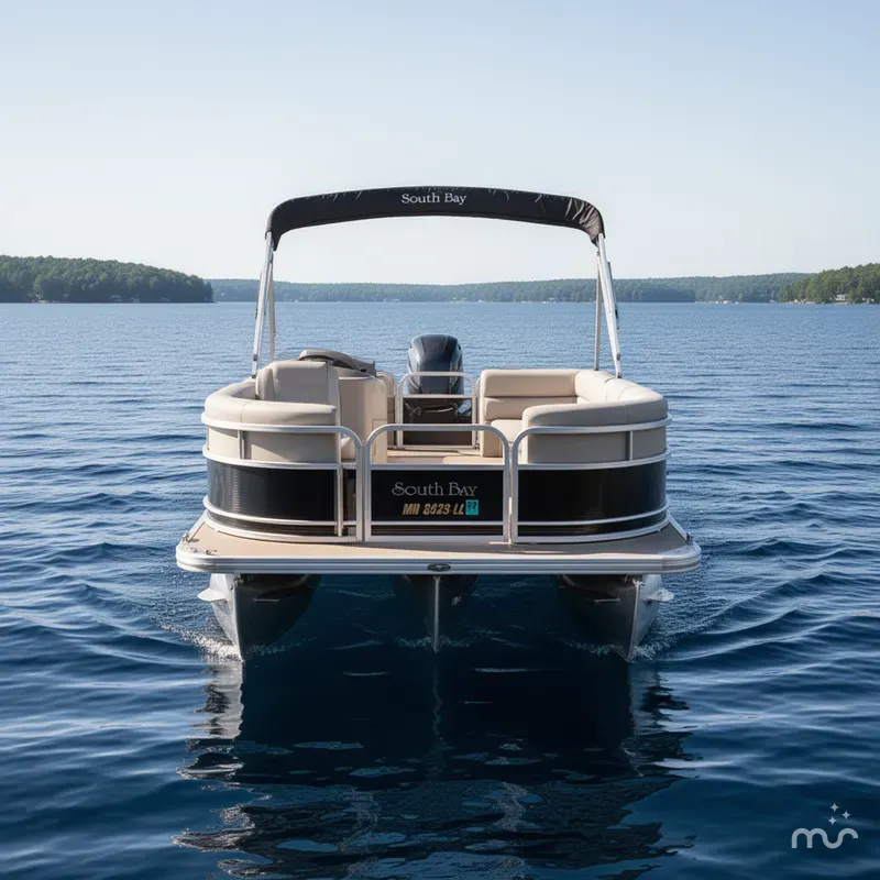 Slide: The Image of South Bay S20 Quad Fish Pontoon 2015 - 2