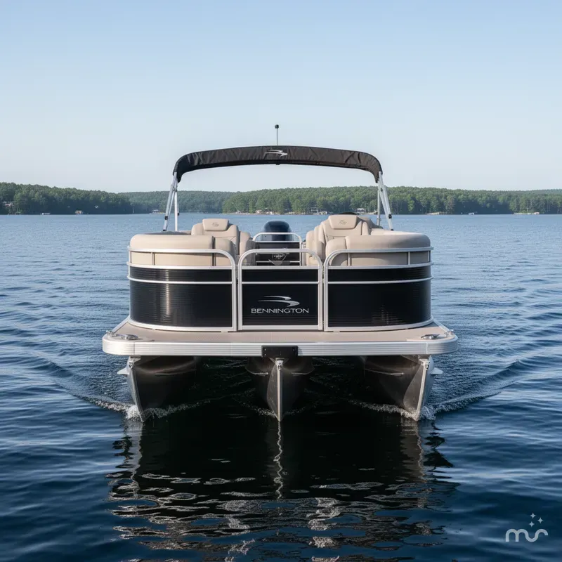 Slide: The Image of Bennington 2017 Bennington 22 SS Pontoon & 90HP Yamaha 4-Stroke 2017 - 2