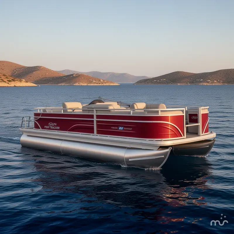 Slide: The Image of Sun Tracker Fishin' Barge 22 DLX 2026 - 2
