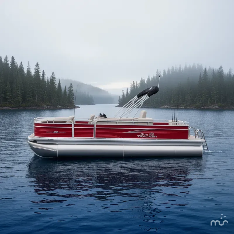 Slide: The Image of Sun Tracker Fishin' Barge 22 DLX 2026 - 2