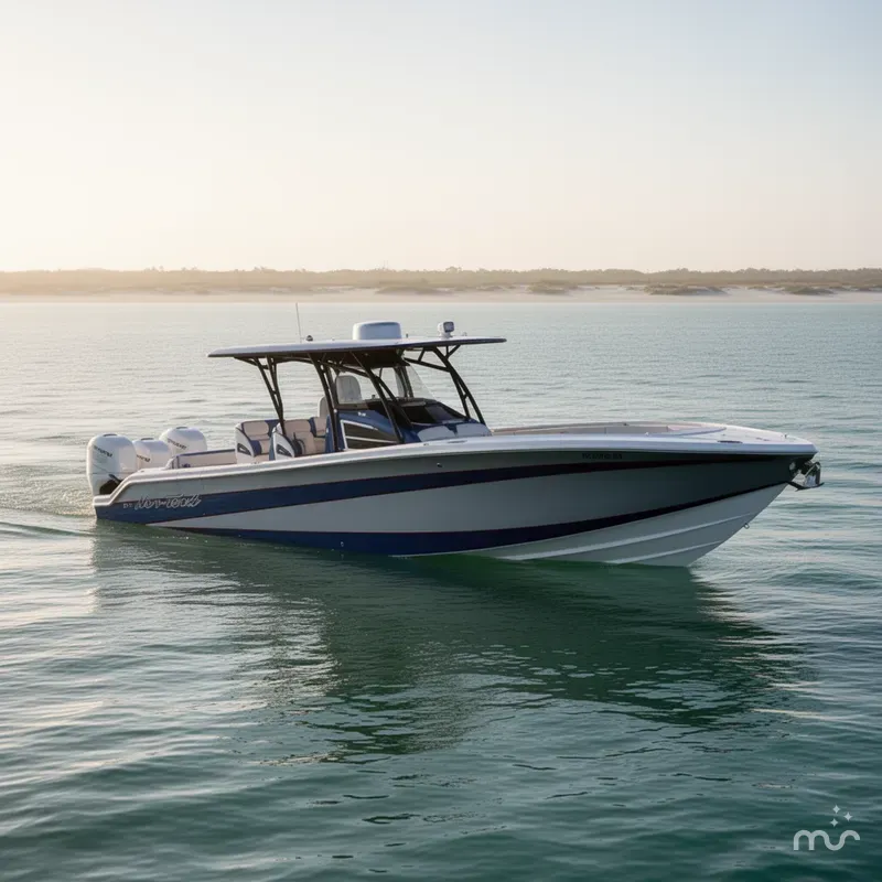Slide: The Image of Nor-Tech 390 Sport Center Console 2023 - 0
