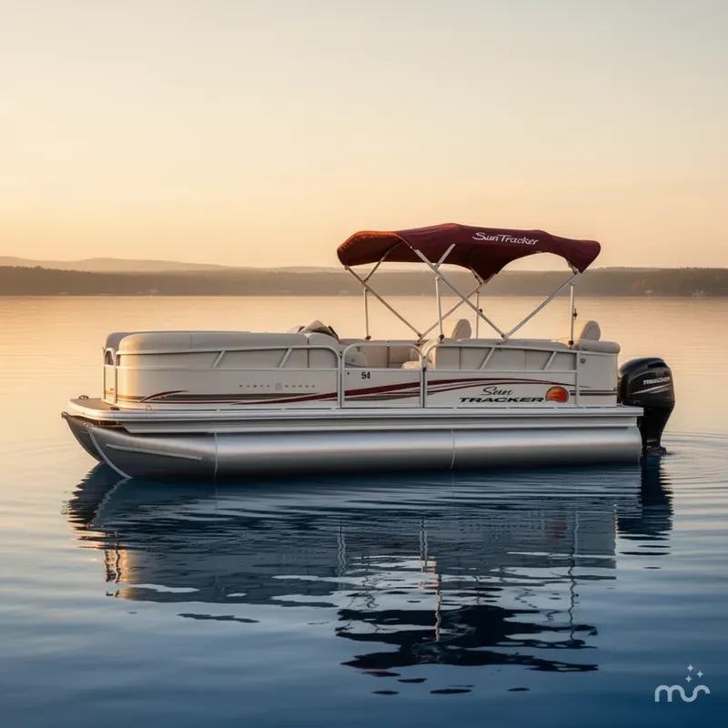 Slide: The Image of Sun Tracker Party Barge 21 Signature Series 2011 - 1