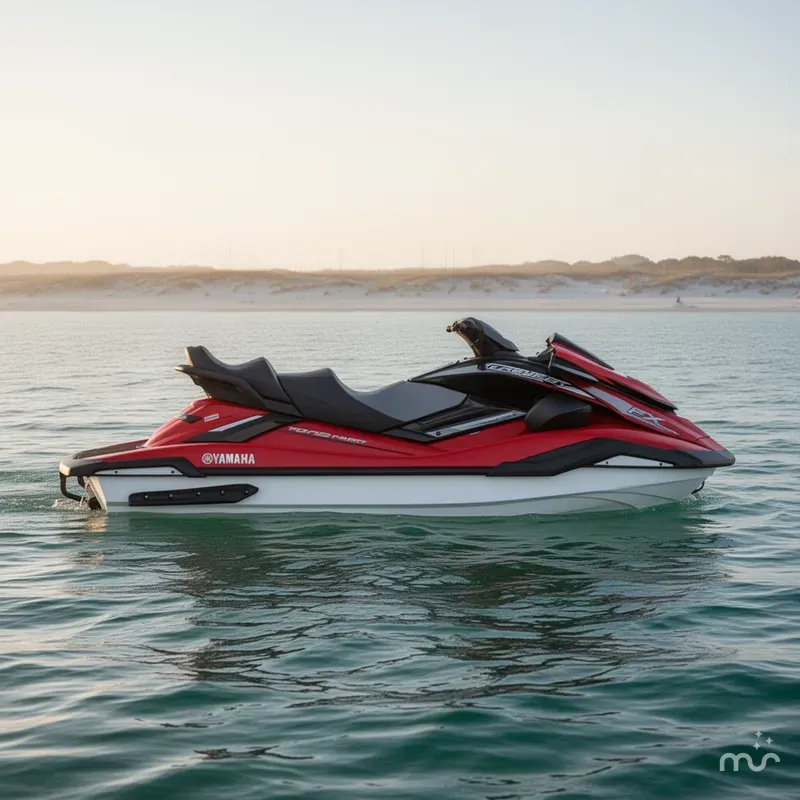 Slide: The Image of Yamaha FX CRUISER HO W/AUDIO-TORCH RED/WHITE 2026 - 0