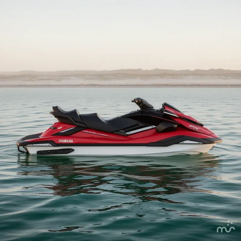 Slide: The Image of Yamaha FX CRUISER HO W/AUDIO-TORCH RED/WHITE 2026 - 2