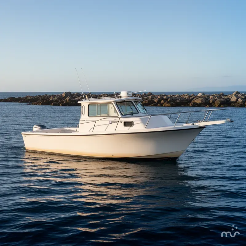 Slide: The Image of Parker Marine 2520 Deep Vee Sport Cabin 2001 - 2