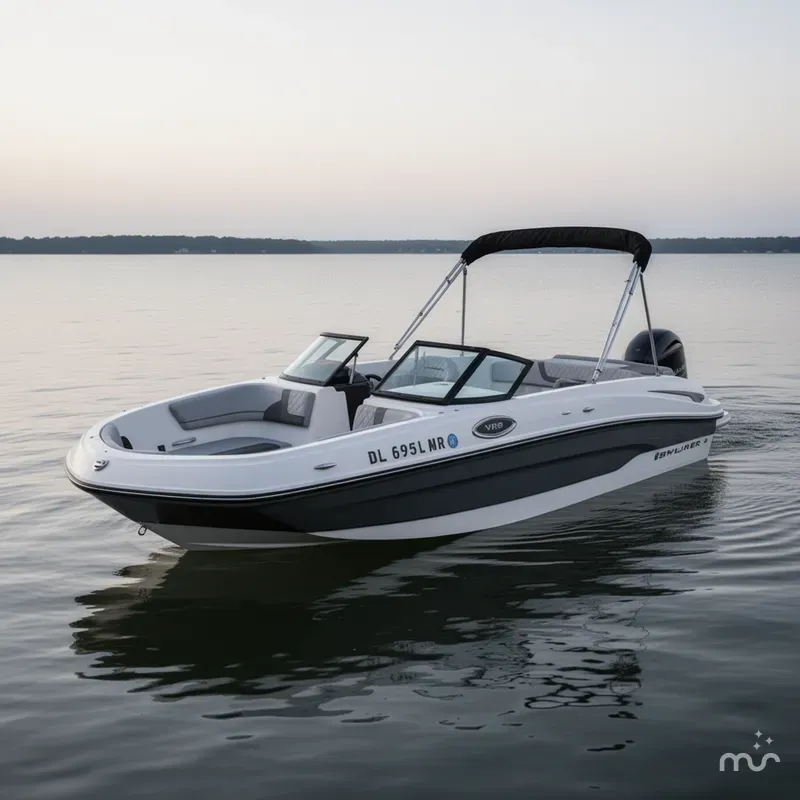Slide: The Image of Bayliner VR6 Bowrider OB 2022 - 2