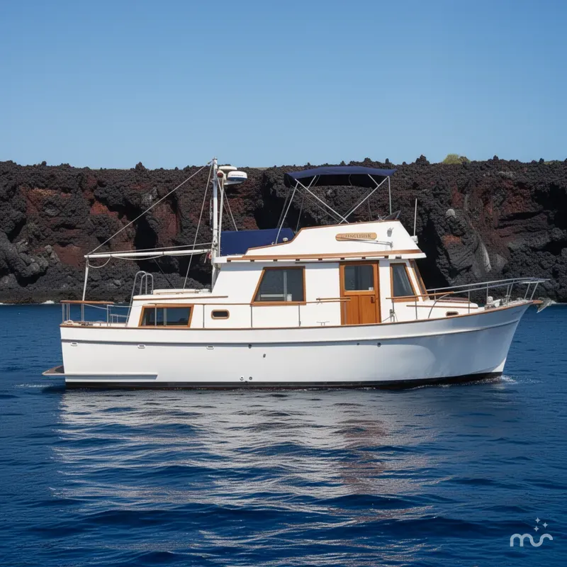Slide: The Image of CHB Double Cabin Trawler 1976 - 2
