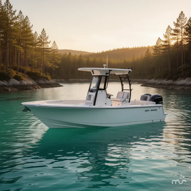 Slide: The Image of Sea Born LX24 Center Console 2026 - 2