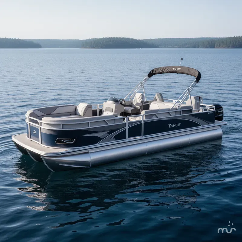 Slide: The Image of Tahoe Sport 200HP Rear Fish 2385 Tritoon 2026 - 2