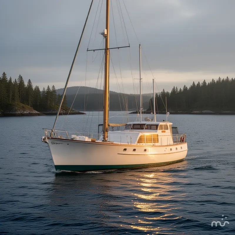 The Image of Trumpy 62 Motorsailer 1972 - 0