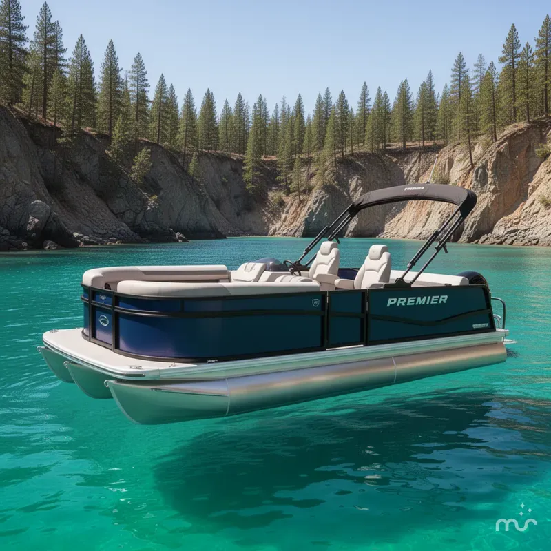 Slide: The Image of Premier 200 Sunscape RL Tritoon 2026 - 2