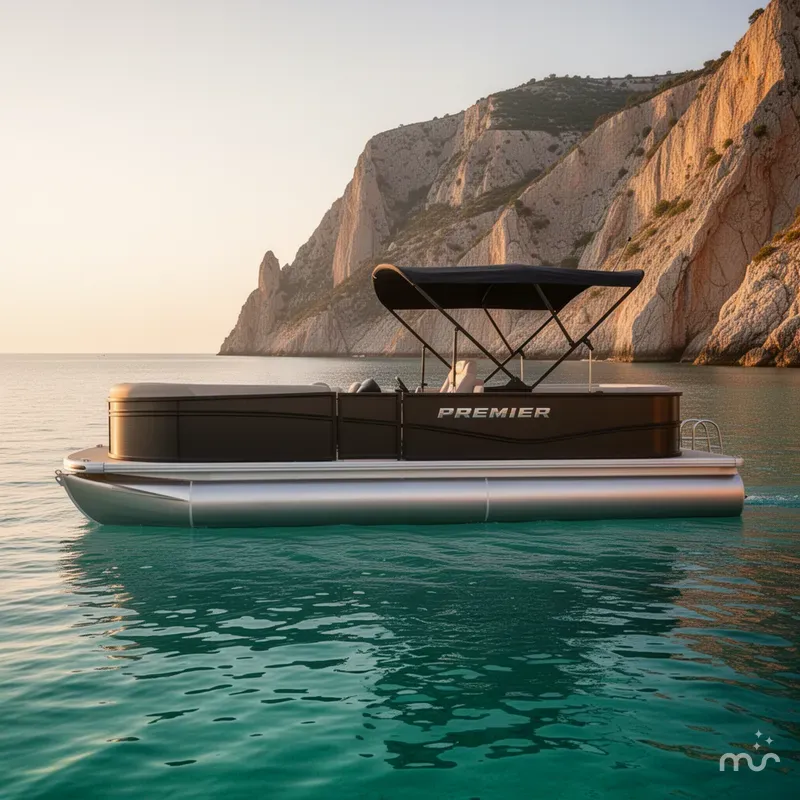 Slide: The Image of Premier 220 Sunscape RF Tritoon 2026 - 2