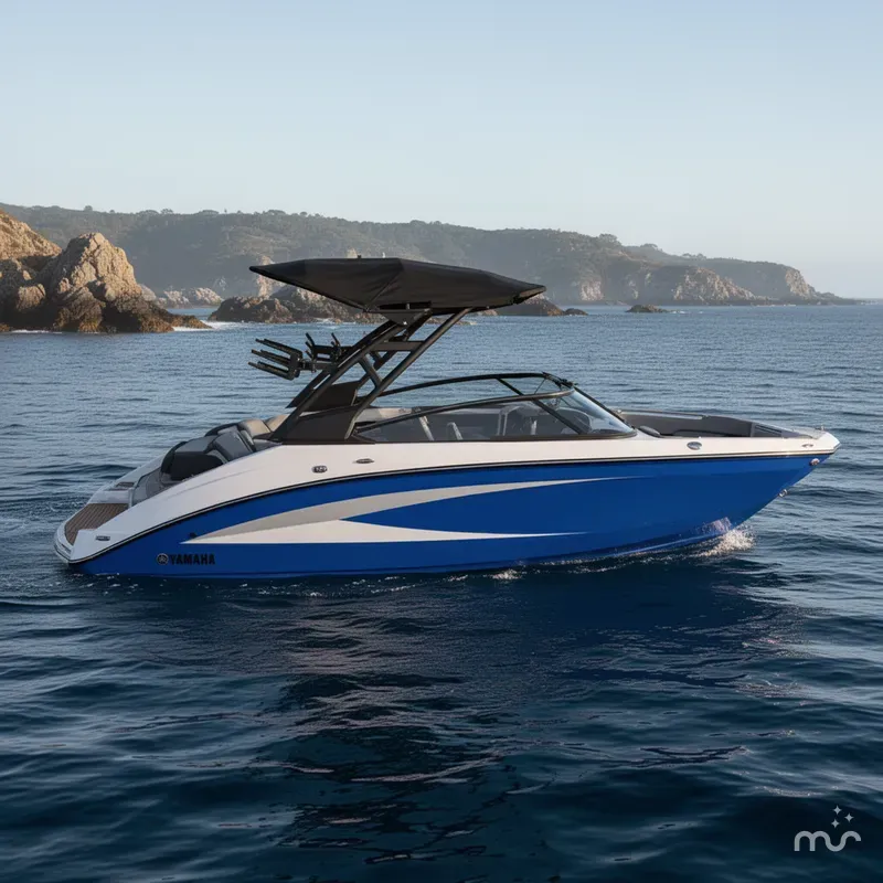 Slide: The Image of Yamaha 255XD Wake Surf Boat 2025 - 2