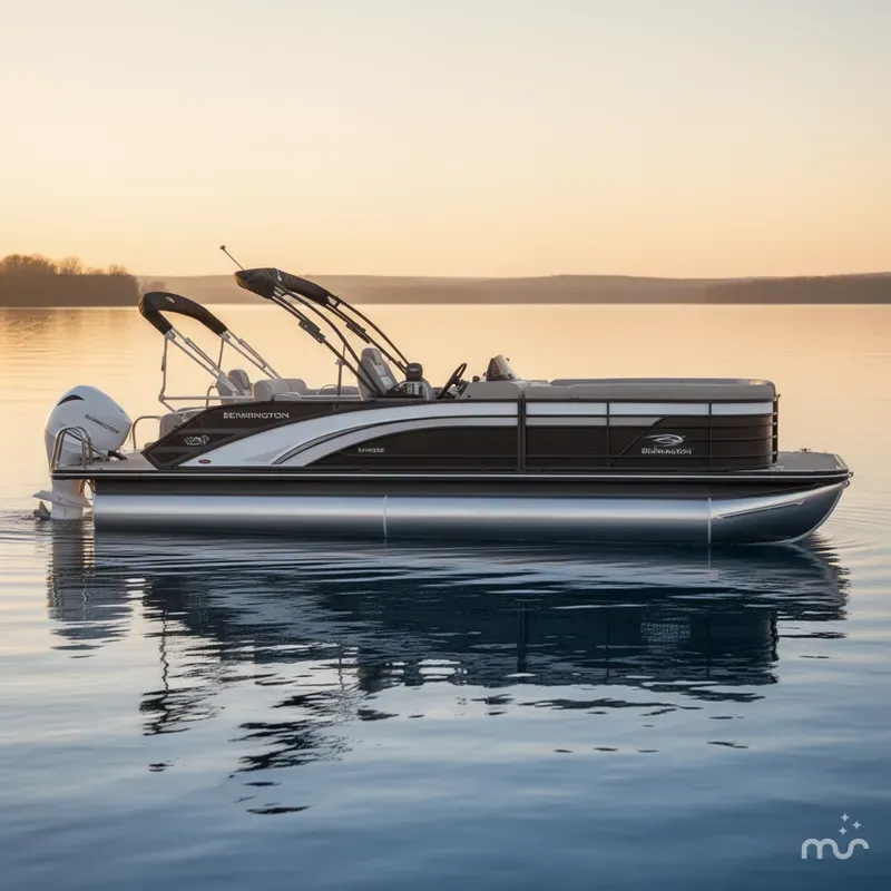 Slide: The Image of Bennington 24MSBSE Tritoon Pontoon 2025 - 2